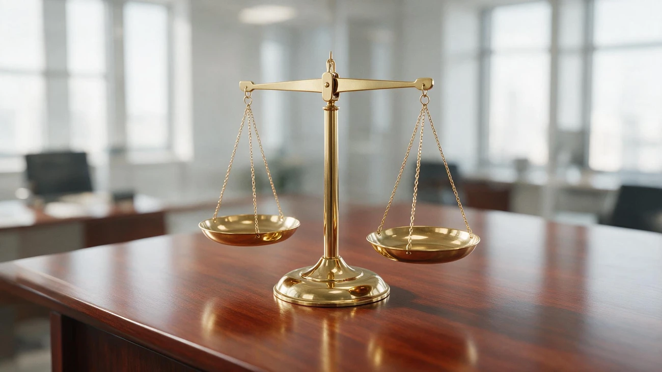 A balanced scale symbolizing the choice between legal separation and divorce